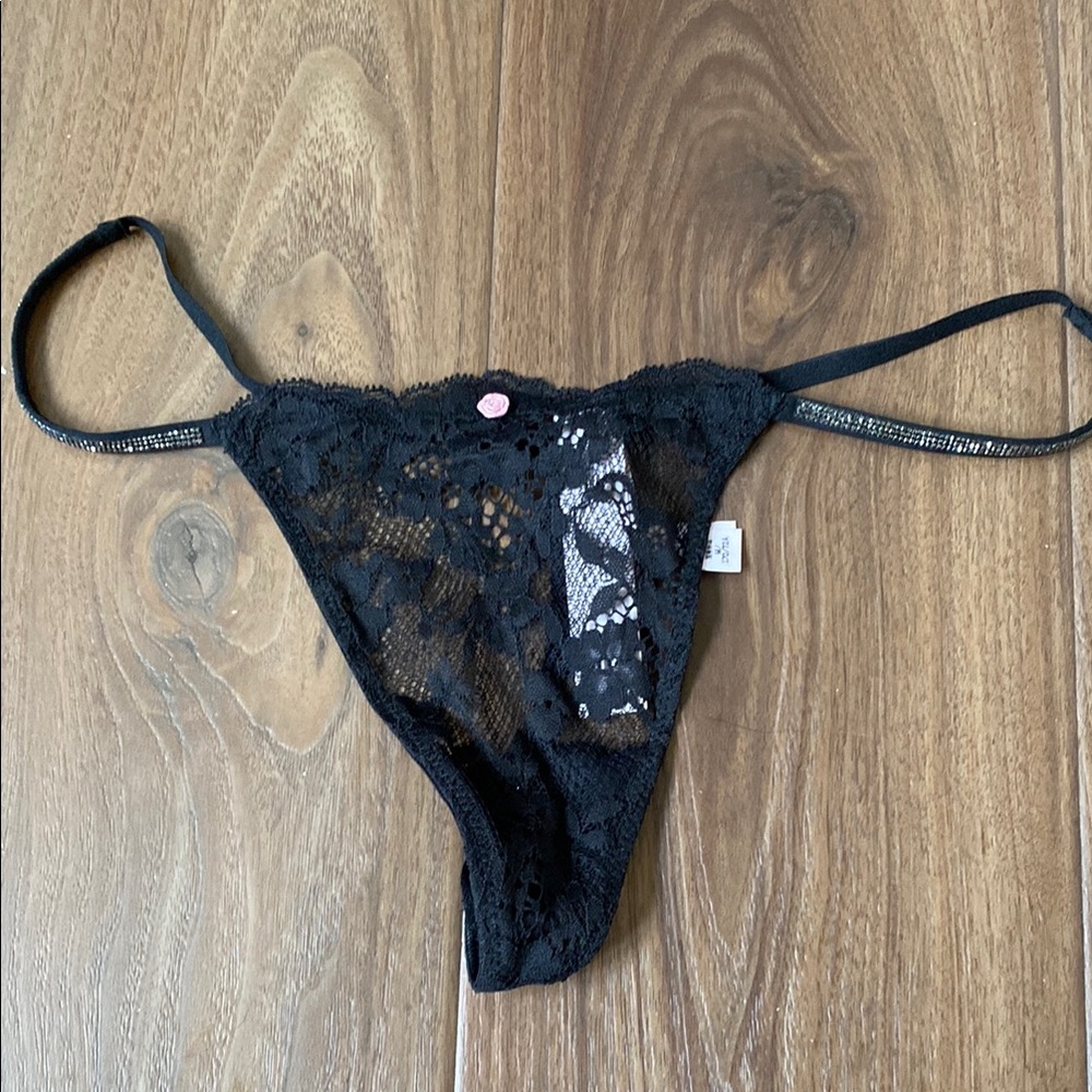 Victoria's Secret Black Lace Panties Intimates